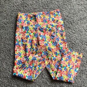 Old Navy Floral Leggings Size Medium EUC